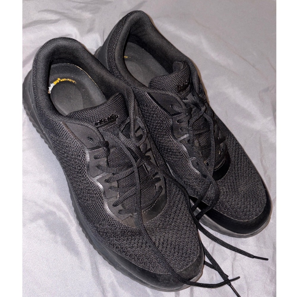TredSafe Men's Black Knit Work Sneakers Anti-Fatigue‎ Slip Resistant Size 11